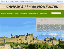 Tablet Screenshot of campingdemontolieu.com
